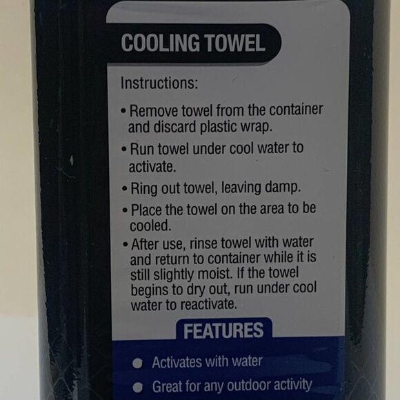 Pro Strength - Lightweight Cooling Towel, Reusable NWT - Picture 6 of 8